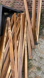 Eiken balken, Tuin en Terras, Palen, Balken en Planken, Ophalen, Gebruikt, 180 tot 250 cm, Balken