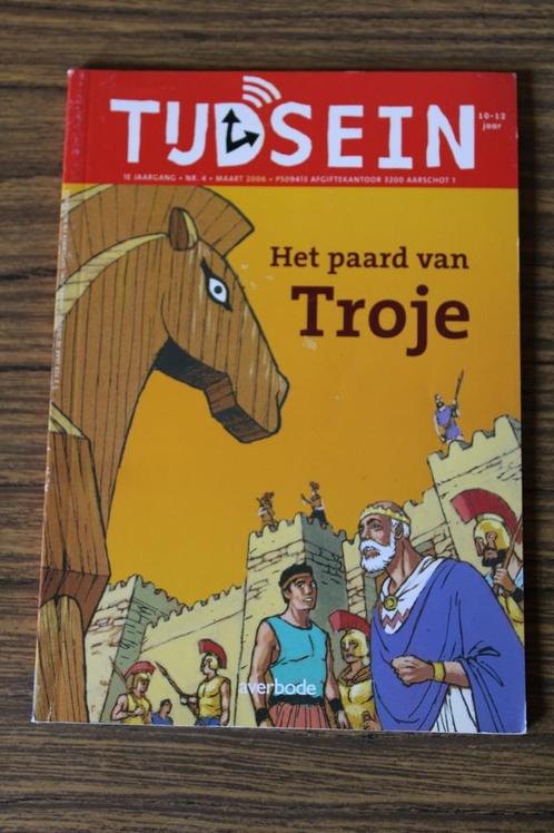 Tijdsein : Het paard van Troje, Livres, Livres pour enfants | Jeunesse | 10 à 12 ans, Utilisé, Non-fiction, Enlèvement ou Envoi