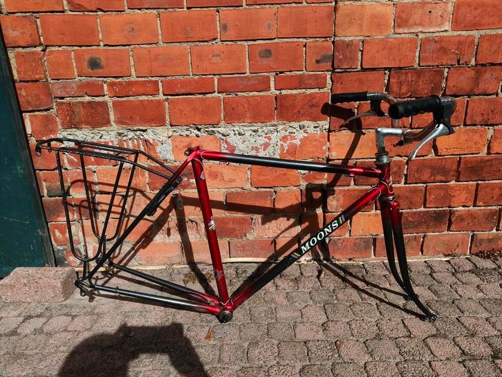 Retro fietskader met toebehoren te koop! Moet weg!!, Fietsen en Brommers, Fietsen | Heren | Sportfietsen en Toerfietsen, Ophalen of Verzenden