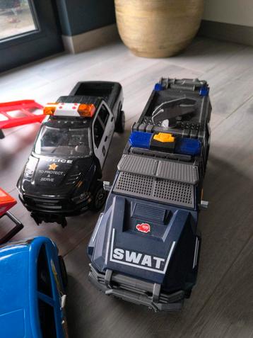 Bruder politiewagen en swat wagen, setprijs. beschikbaar voor biedingen