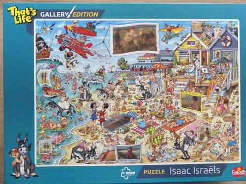 Puzzel That's Life ISAAC ISRAELS - 1000 stukjes, Hobby en Vrije tijd, Denksport en Puzzels, Zo goed als nieuw, Legpuzzel, 500 t/m 1500 stukjes