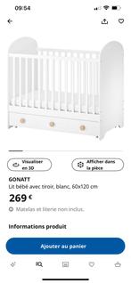 Lit bébé IKEA, Gebruikt