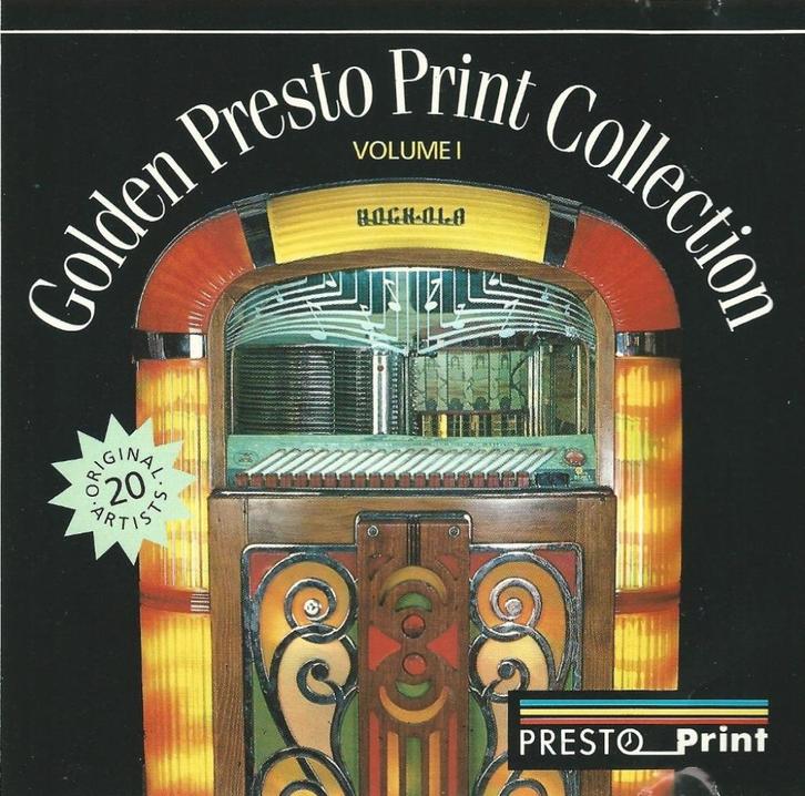 CD * GOLDEN PRESTO PRINT COLLECTION - Vol. 1, Cd's en Dvd's, Cd's | Pop, Zo goed als nieuw, 1960 tot 1980, Ophalen of Verzenden
