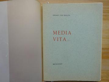 André Van Holen, Media Vita .. gedichten 1974 beschikbaar voor biedingen