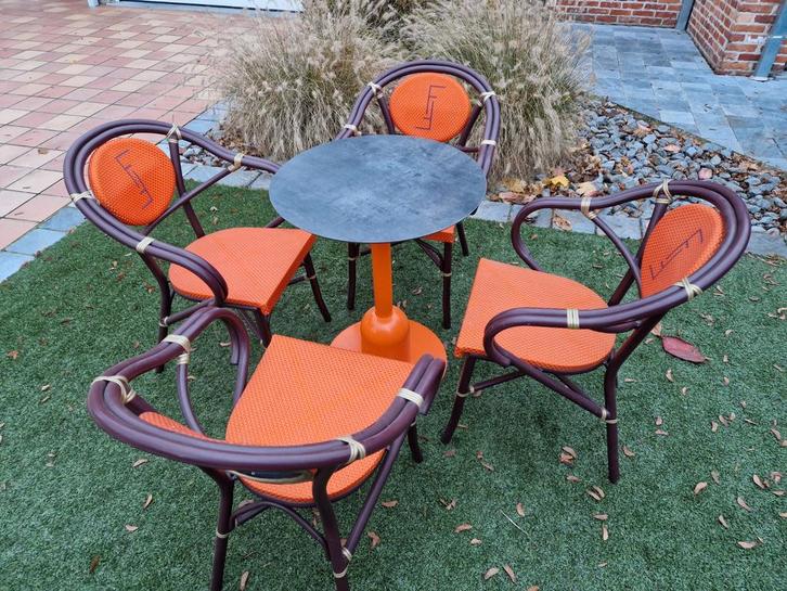 Bistro set 4 stoelen plus tafel, Tuin en Terras, Tuinsets en Loungesets, Ophalen