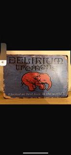 Plaque metallique delirium tremens, Collections, Enlèvement ou Envoi, Comme neuf