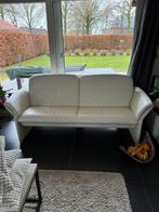 Lederen salon tweedelig, Ophalen, Zo goed als nieuw, Leer