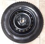 Winterbanden op stalen velg voor VW 195 65 R15, 15 inch, Banden en Velgen, Personenwagen, Winterbanden