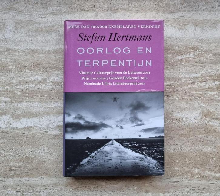 Oorlog en terpentijn, roman van Stefan Hertmans (hardcover), Boeken, Romans, Zo goed als nieuw, België, Ophalen of Verzenden