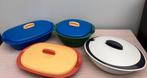 SET 4 VINTAGE TUPPERWARE SERVEERSCHALEN ( LEGACY-ISODUO), Enlèvement, Utilisé, Bleu, Balance
