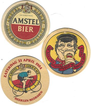 bierviltje 4st. Amstel bier, Verzamelen, Verzenden, Amstel