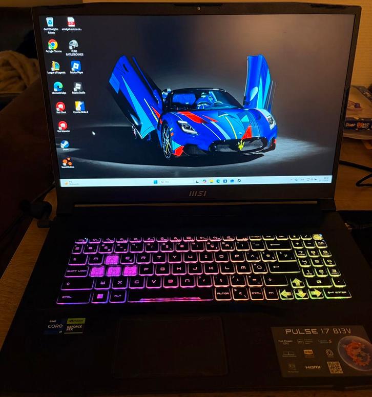 MSI PulSe 17 RTX 4070/i9-13900H 240hz, Computers en Software, Windows Laptops, Zo goed als nieuw, 17 inch of meer, SSD, 3 tot 4 Ghz