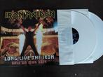 IRON MAIDEN - LONG LIVE THE IRON - 2 lp WIT vinyl, Cd's en Dvd's, Vinyl | Hardrock en Metal, Ophalen of Verzenden