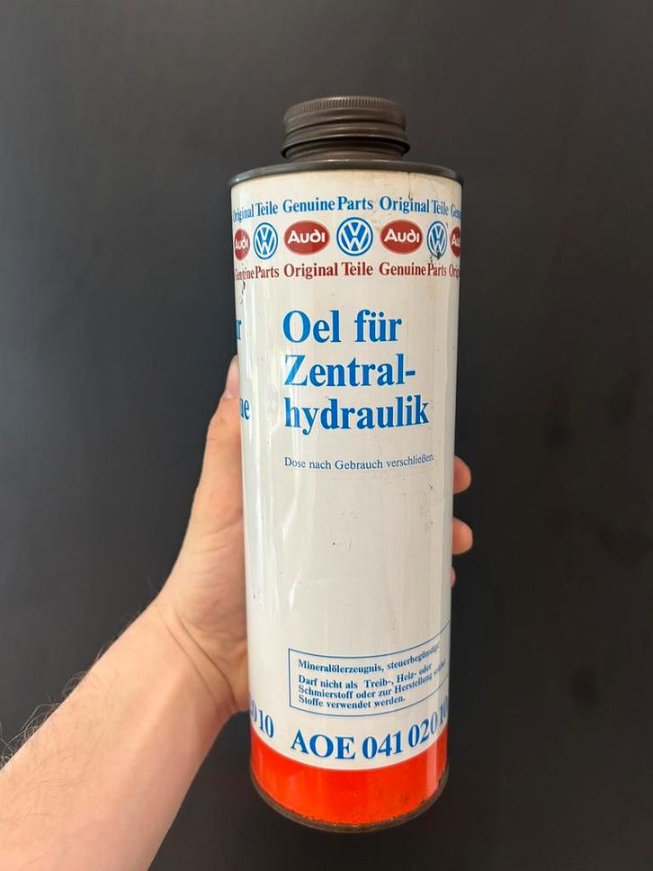 Oliekan olieblik olie blik oliekan Vw audi Volkswagen, Verzamelen, Merken en Reclamevoorwerpen, Ophalen of Verzenden