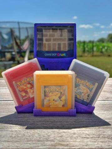Originele Gameboy Color paars ‘Grape’ incl stand. beschikbaar voor biedingen