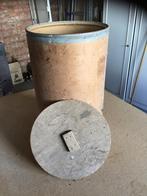 Sterke kartonnen ton met deksel, Doe-het-zelf en Bouw, Kratten en Dozen, Ophalen, Zo goed als nieuw