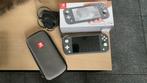 Nintendo switch lite grijs als nieuw met beschermhoes., Ophalen of Verzenden, Zo goed als nieuw