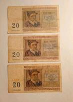 Belgique, Baudouin 1, 3x20 francs. 04/03/56, Timbres & Monnaies, Envoi