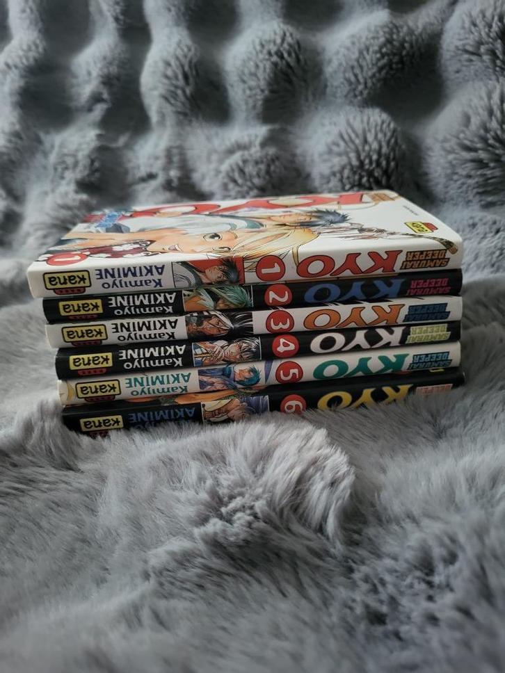 Lot manga Samurai Deeper KYO 1 à 6, Boeken, Strips | Comics, Zo goed als nieuw, Meerdere comics, Japan (Manga), Ophalen