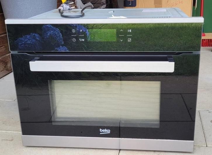 Inbouw micro combi oven met microwave Beko, Elektronische apparatuur, Ovens, Gebruikt, Inbouw, Oven, 45 tot 60 cm, 45 tot 60 cm