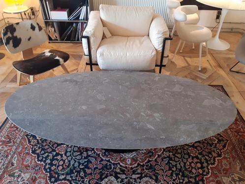 Café table Eero saarinen mid-century fauteuils tulipe, Huis en Inrichting, Tafels | Salontafels, Zo goed als nieuw, Rond, Ophalen of Verzenden