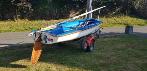 DERIVEUR420, Watersport en Boten, Open zeilboten, Gebruikt, Valk, 3 tot 6 meter, Polyester, Ophalen