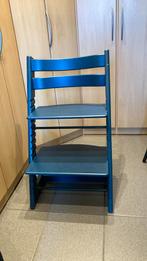 Stokke Tripp Trapp stoel blauw, Ophalen, Zo goed als nieuw