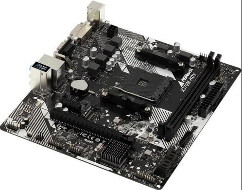 ASRock X370M-HDV R4.0 + Ryzen 5 2400GE +16GB, Computers en Software, Moederborden, Gebruikt, AMD, DDR4, Ophalen of Verzenden