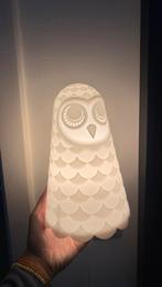 Lampe de table à LED, blanc/hibou, 23 cm, Enfants & Bébés, Enlèvement, Comme neuf, Lampe