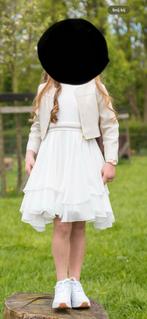 Communiekleedje en vestje, Enfants & Bébés, Vêtements enfant | Taille 134, Enlèvement ou Envoi, Comme neuf, Fille