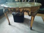 Salontafel met glazen blad, Antiek en Kunst, Ophalen