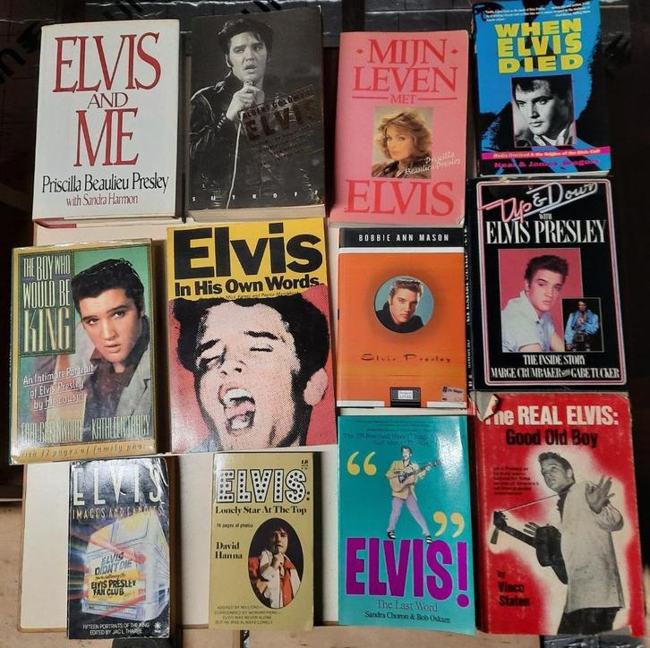 ELVIS PRESLEY- Grote Collectie Foto en leesboeken 26 stuks, Boeken, Muziek, Gelezen, Artiest, Ophalen
