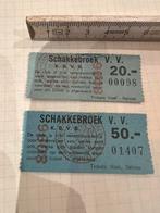 8096 ticket Schakkebroek V.V. - provinciaal 4 - 70's, Verzenden