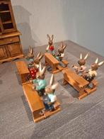 Salle de classe "LAPIN DE PÂQUES " de ERZGEBIRGE ALLEMAGNE, Antiquités & Art, Enlèvement ou Envoi