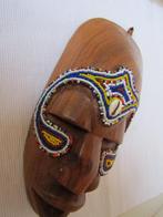 Prachtig aboriginal masker, gesneden en gepolijst hout, Antiek en Kunst, Ophalen of Verzenden