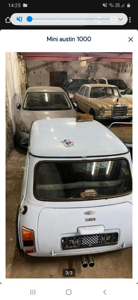 Mini austin, Autos, Mini, Particulier, Peinture métallisée, Radio, Pack sport, Essence, Boîte manuelle, Noir, Enlèvement