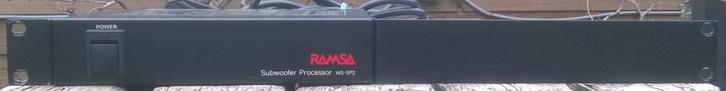 Crossover Ramsa WS-SP2 Processor, Musique & Instruments, Effets, Comme neuf, Autres types, Enlèvement ou Envoi