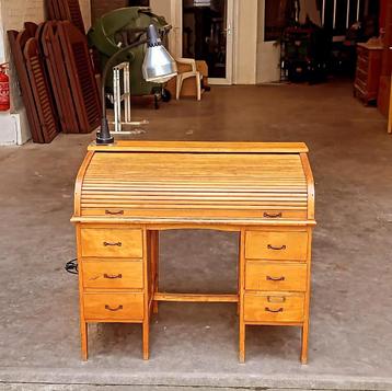 Bureau Secrétaire Vintage Scandinave en Bouleau 