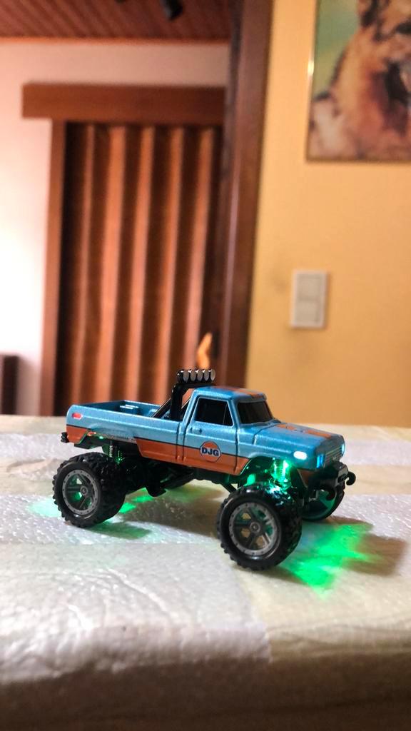 RC BIGFOOT monster truck crawler 1/64 RTR Nagelnieuw, Hobby en Vrije tijd, Modelbouw | Radiografisch | Auto's, Nieuw, Auto offroad