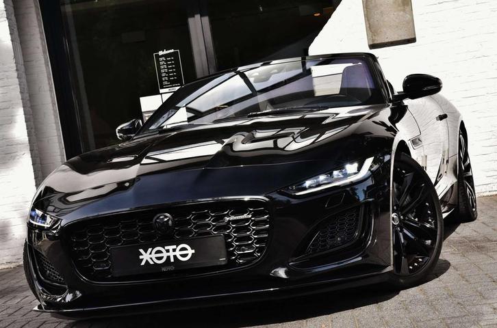 Jaguar F-Type P300 AUT. CABRIOLET P300 R-DYNAMIC *FULL BLACK, Auto's, Jaguar, Bedrijf, Te koop, F-type, ABS, Achteruitrijcamera