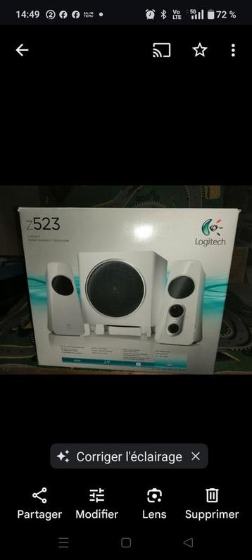 Logitech Speaker System Z523, Enlèvement ou Envoi, Comme neuf, Logitech