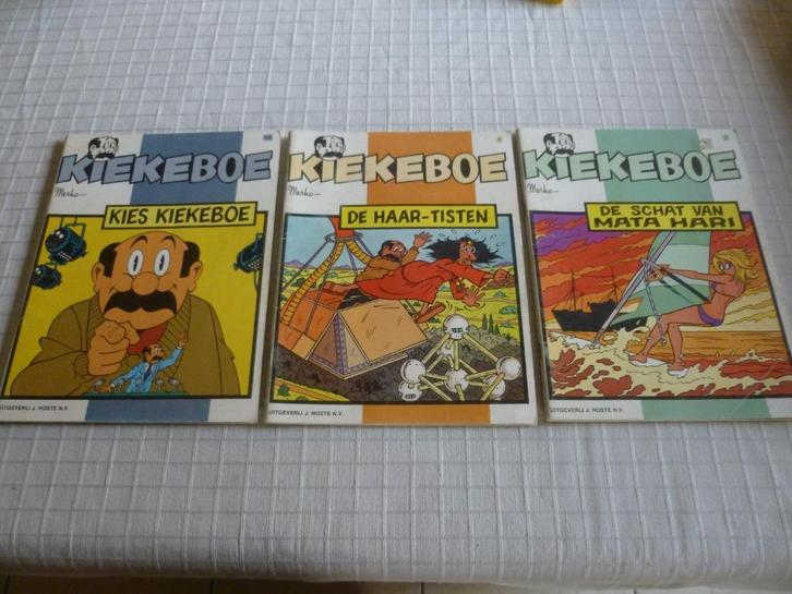kiekeboe strips 1e druk, Boeken, Stripverhalen, Gelezen, Ophalen of Verzenden