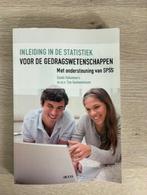Inleiding in de statistiek voor de gedragswetenschappen, Ophalen of Verzenden, Zo goed als nieuw, Hoger Onderwijs, Guido Valkeneers