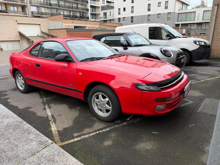Toyota Celica 16 Sti 1992, Auto's, Toyota, Particulier, Celica, Benzine, Coupé, 3 deurs, Handgeschakeld, Rood, Onderhoudsboekje