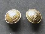 2 boutons homogènes de la ville de Paris sous Napoléon III, Verzenden, Landmacht, Embleem of Badge
