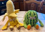 Banaan en watermeloen knuffel., Kinderen en Baby's, Speelgoed | Knuffels en Pluche, Ophalen, Zo goed als nieuw, Overige typen