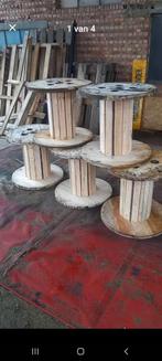 Houten haspels, Tuin en Terras, Tuintafels, Ophalen, Zo goed als nieuw