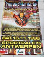 Thunderdome poster - Groot formaat- 16/11/1996 - sportpaleis, Collections, Comme neuf, Musique, Affiche ou Poster pour porte ou plus grand