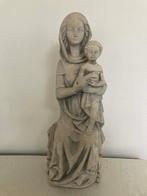 Beeld Maria met Kind in steen (46 cm), Ophalen