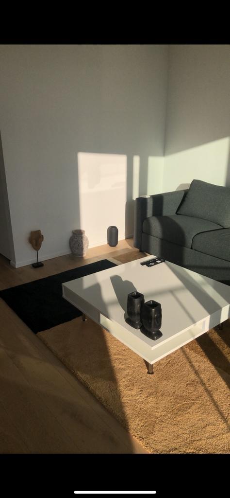 Table basse IKEA TOFTERYD – Blanc brillant – Comme neuve, Huis en Inrichting, Tafels | Salontafels, Zo goed als nieuw, Ophalen